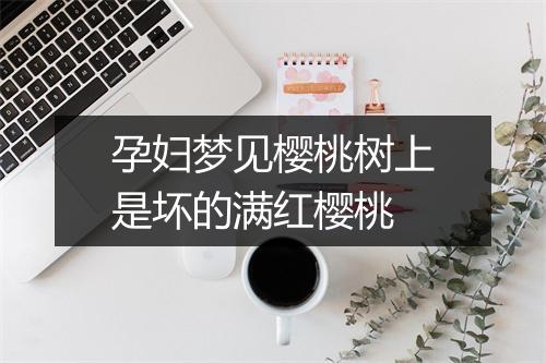 孕妇梦见樱桃树上是坏的满红樱桃