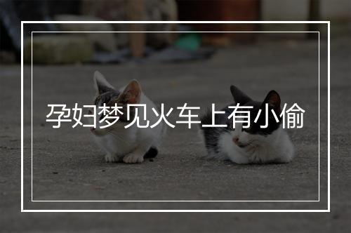 孕妇梦见火车上有小偷