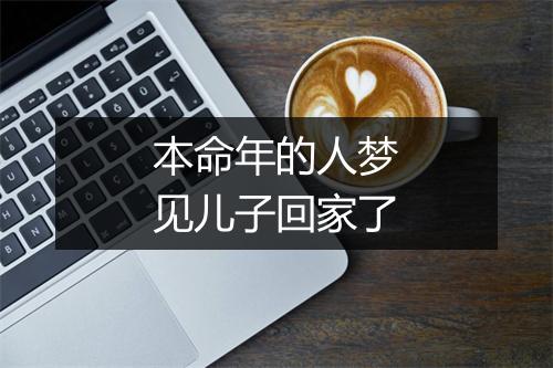 本命年的人梦见儿子回家了