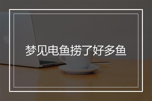 梦见电鱼捞了好多鱼