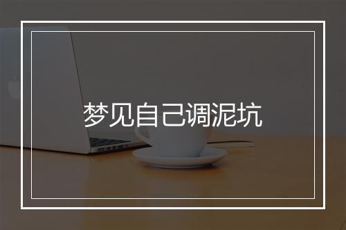 梦见自己调泥坑