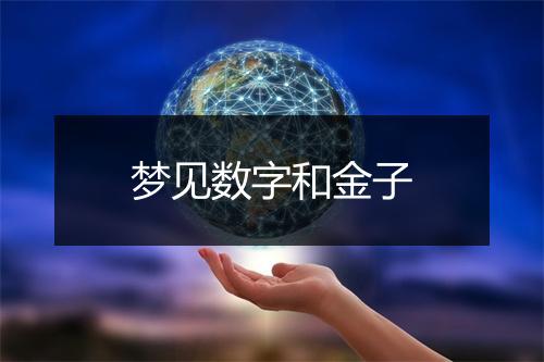 梦见数字和金子