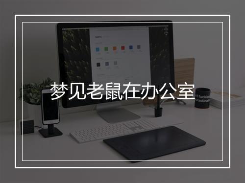 梦见老鼠在办公室