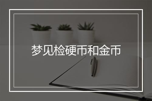 梦见检硬币和金币