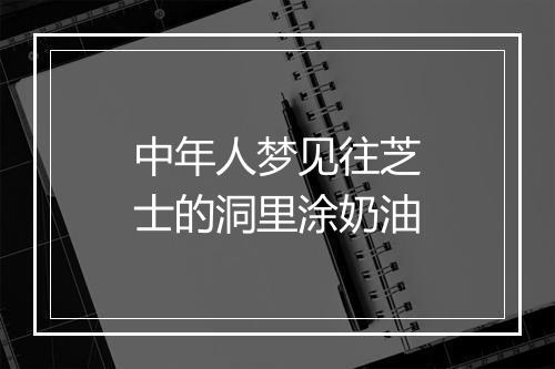 中年人梦见往芝士的洞里涂奶油