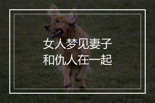 女人梦见妻子和仇人在一起