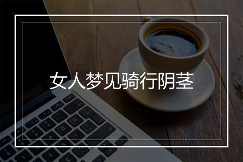 女人梦见骑行阴茎