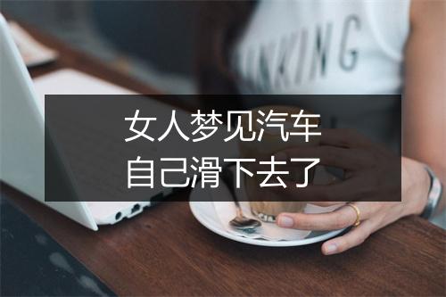 女人梦见汽车自己滑下去了