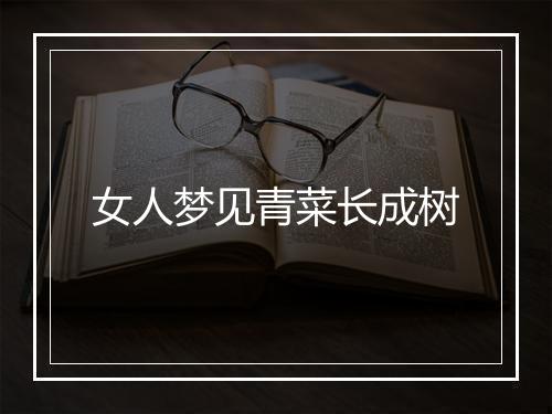 女人梦见青菜长成树