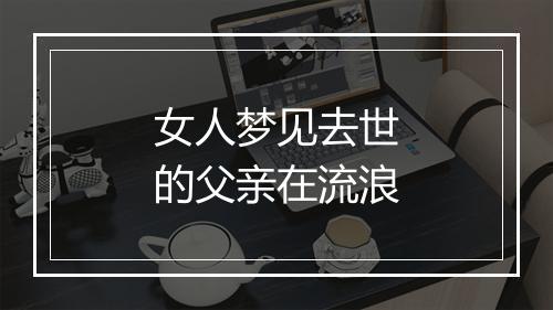 女人梦见去世的父亲在流浪