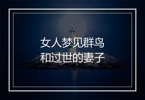 女人梦见群鸟和过世的妻子