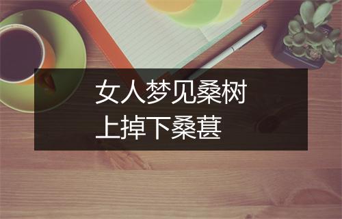 女人梦见桑树上掉下桑葚