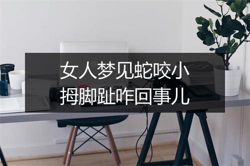 女人梦见蛇咬小拇脚趾咋回事儿