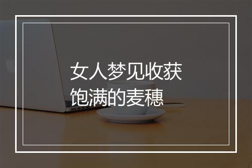 女人梦见收获饱满的麦穗