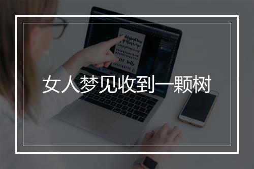 女人梦见收到一颗树