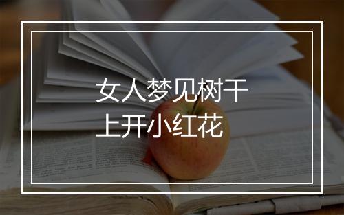 女人梦见树干上开小红花