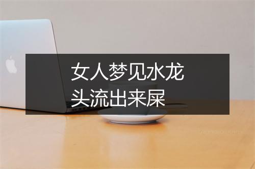 女人梦见水龙头流出来屎