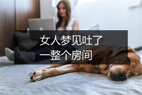 女人梦见吐了一整个房间