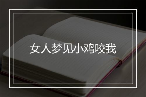 女人梦见小鸡咬我