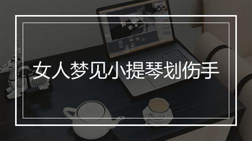 女人梦见小提琴划伤手