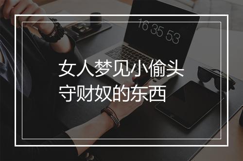 女人梦见小偷头守财奴的东西