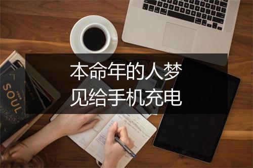 本命年的人梦见给手机充电