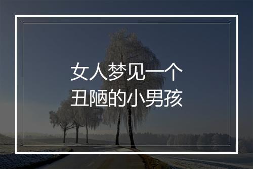 女人梦见一个丑陋的小男孩