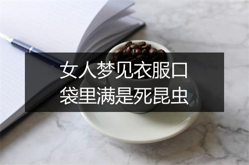 女人梦见衣服口袋里满是死昆虫