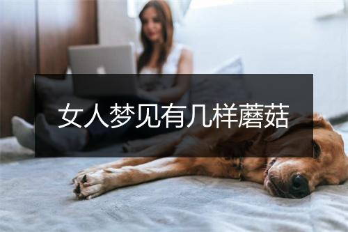 女人梦见有几样蘑菇