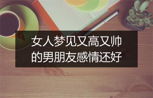 女人梦见又高又帅的男朋友感情还好