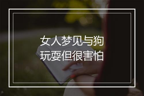 女人梦见与狗玩耍但很害怕