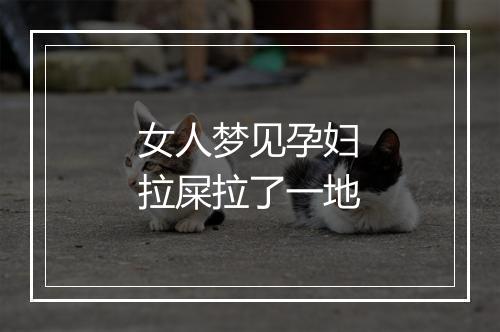 女人梦见孕妇拉屎拉了一地