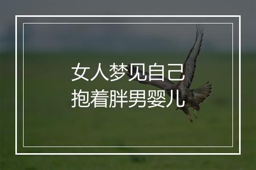 女人梦见自己抱着胖男婴儿