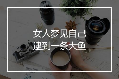 女人梦见自己逮到一条大鱼