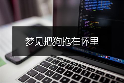 梦见把狗抱在怀里