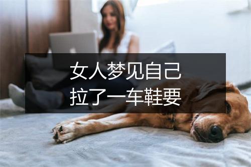 女人梦见自己拉了一车鞋要