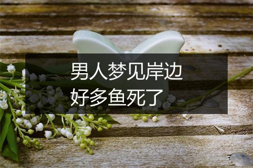 男人梦见岸边好多鱼死了