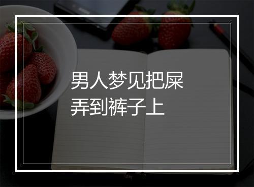 男人梦见把屎弄到裤子上