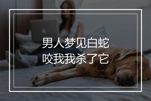 男人梦见白蛇咬我我杀了它