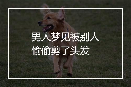 男人梦见被别人偷偷剪了头发