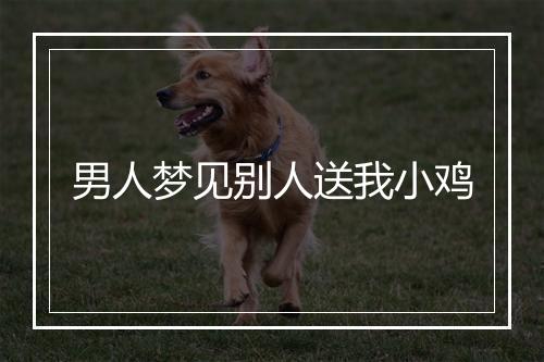 男人梦见别人送我小鸡