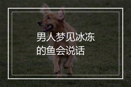 男人梦见冰冻的鱼会说话