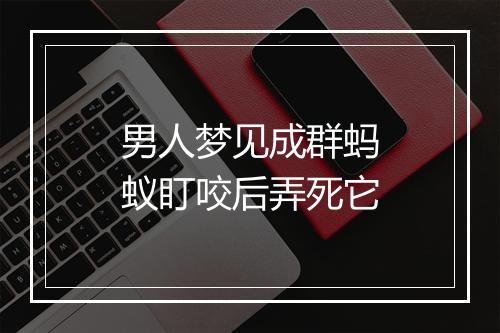 男人梦见成群蚂蚁盯咬后弄死它