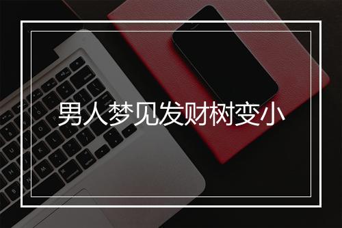 男人梦见发财树变小