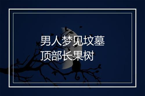 男人梦见坟墓顶部长果树