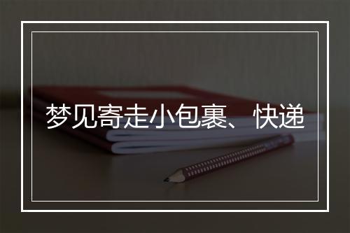 梦见寄走小包裹、快递