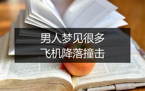 男人梦见很多飞机降落撞击