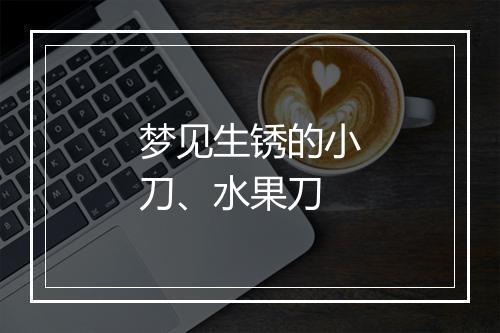 梦见生锈的小刀、水果刀