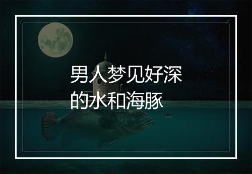 男人梦见好深的水和海豚