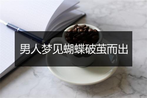 男人梦见蝴蝶破茧而出